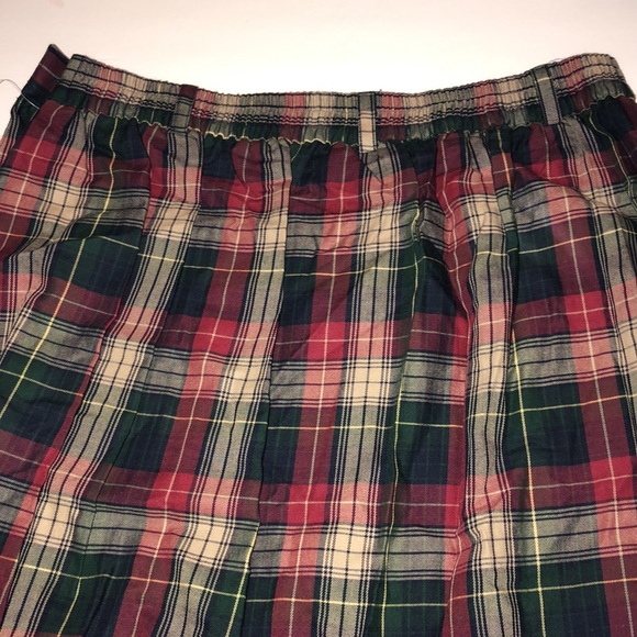 VTG NOS Talbots Brushed Flannel Tartan Plaid Midi Skirt Ralph Lauren Esthetic - Picture 3 of 5